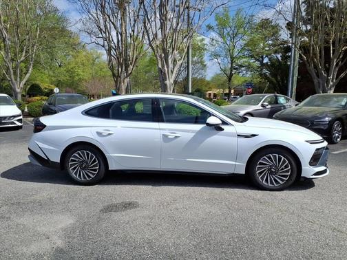 Serenity White 2026 Hyundai SONATA Hybrid Limited