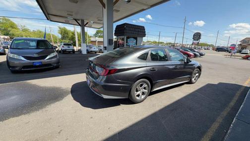 Portofino Gray 2021 Hyundai SONATA SE