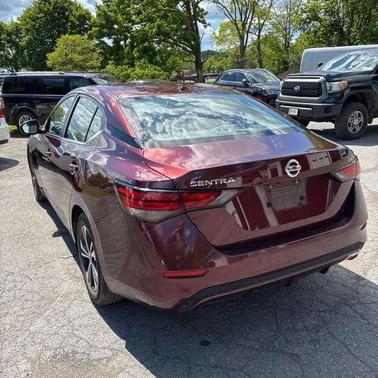 Burgundy 2020 Nissan Sentra SV