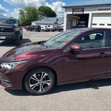 Burgundy 2020 Nissan Sentra SV