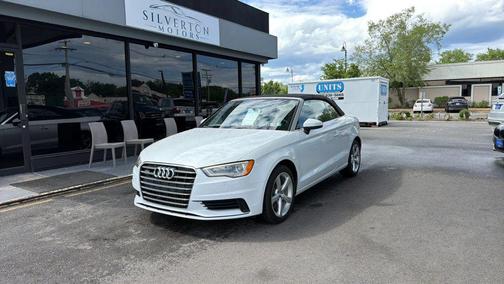 Glacier White Metallic/Black Roof 2015 Audi A3 2.0T Premium