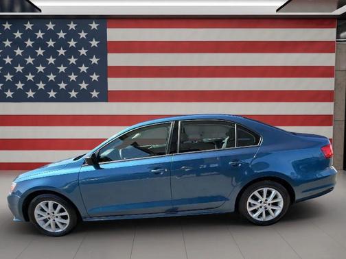 Silk Blue Metallic 2015 Volkswagen Jetta 1.8T SE