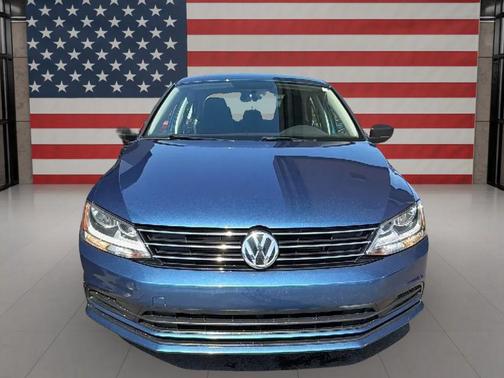 Silk Blue Metallic 2015 Volkswagen Jetta 1.8T SE