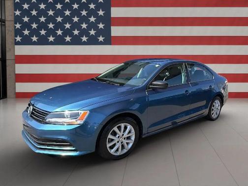 Silk Blue Metallic 2015 Volkswagen Jetta 1.8T SE