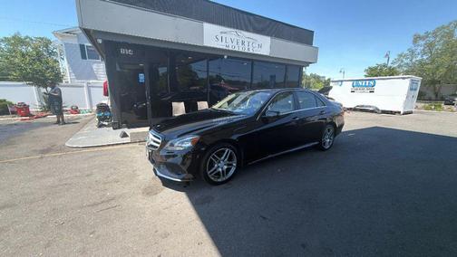 Black 2014 Mercedes-Benz E-Class E 350 4MATIC Sedan 4D