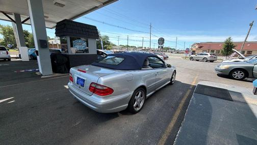 Silver 2002 Mercedes-Benz CLK-Class 430 Cabriolet