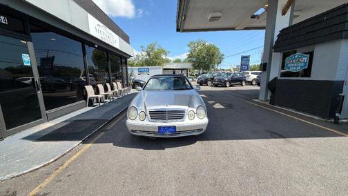 Silver 2002 Mercedes-Benz CLK-Class 430 Cabriolet