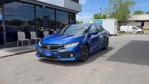 Blue 2017 Honda Civic EX