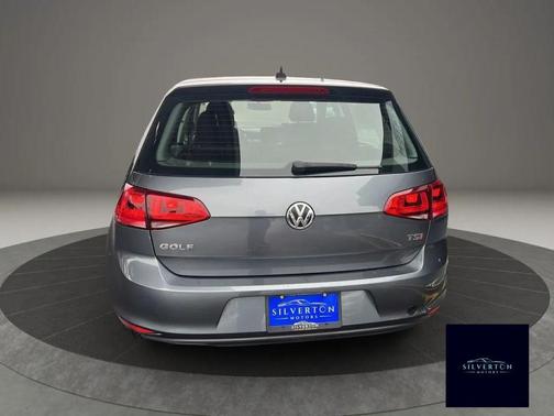 Platinum Gray Metallic 2016 Volkswagen Golf TSI S 4-Door