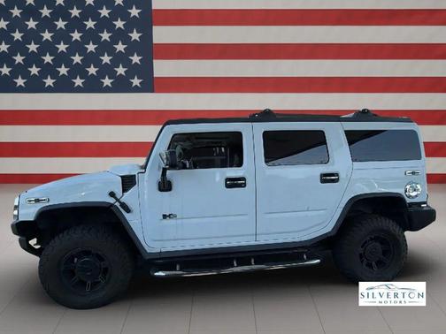 White 2003 Hummer H2 Base