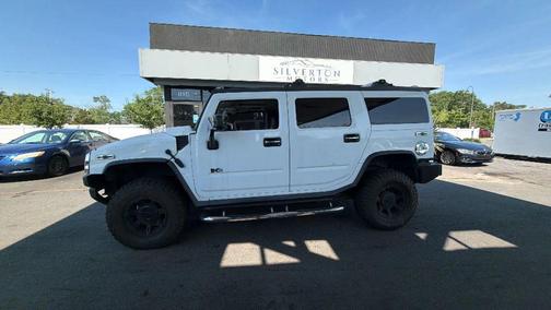 White 2003 Hummer H2 Base