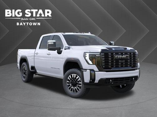 Glacier White Tricoat 2026 GMC Sierra 2500 Denali Ultimate