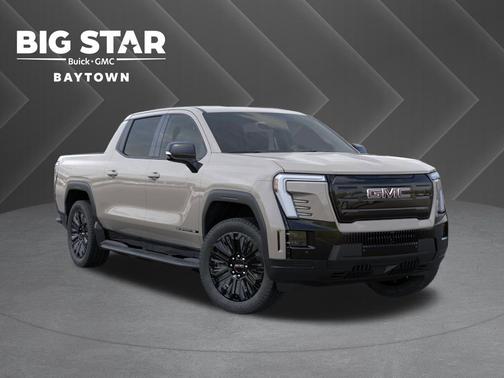 Coastal Dune 2026 GMC Sierra EV Extended Range Elevation