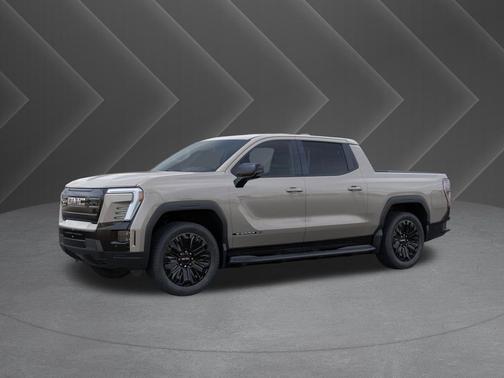 Coastal Dune 2026 GMC Sierra EV Extended Range Elevation