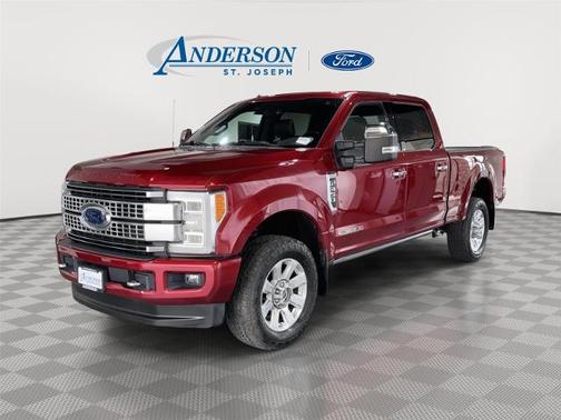 RUBY RED METALLIC 2017 Ford F-350 PLATINUM