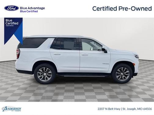 Summit White 2022 Chevrolet Tahoe LT
