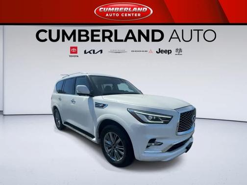 Moonstone White 2024 INFINITI QX80 Luxe