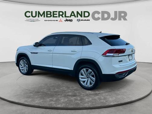 Pure White 2023 Volkswagen Atlas Cross Sport 2.0T SE w/Technology