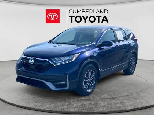 Obsidian Blue Pearl 2021 Honda CR-V Hybrid EX-L