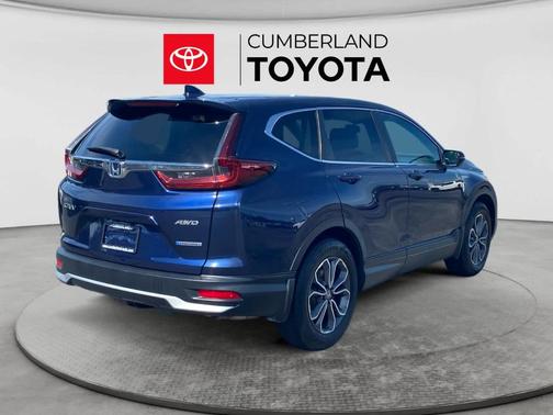 Obsidian Blue Pearl 2021 Honda CR-V Hybrid EX-L