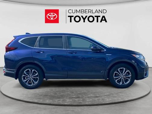 Obsidian Blue Pearl 2021 Honda CR-V Hybrid EX-L