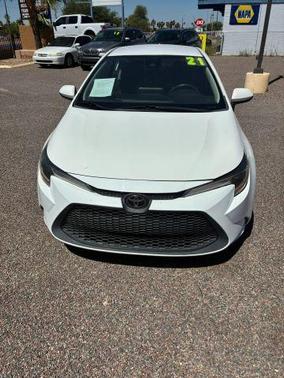 White 2021 Toyota Corolla LE