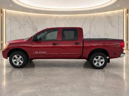 Red Brawn 2008 Nissan Titan SE Crew Cab