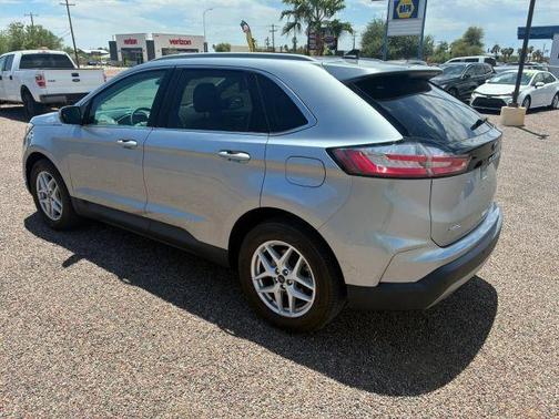 Silver 2021 Ford Edge SEL