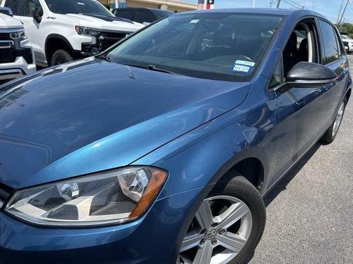 Blue 2015 Volkswagen Golf TDI S 4-Door