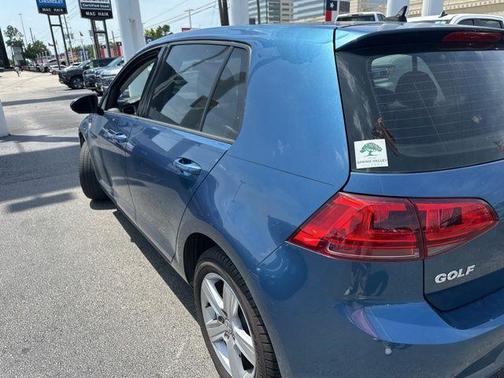 Blue 2015 Volkswagen Golf TDI S 4-Door