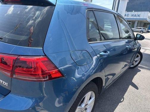Blue 2015 Volkswagen Golf TDI S 4-Door