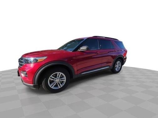 Red Metallic 2020 Ford Explorer XLT