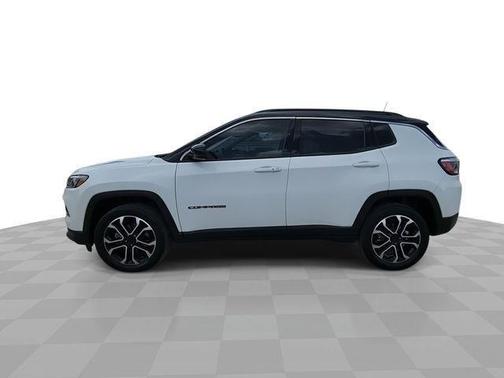 Bright White Clearcoat 2022 Jeep Compass Limited