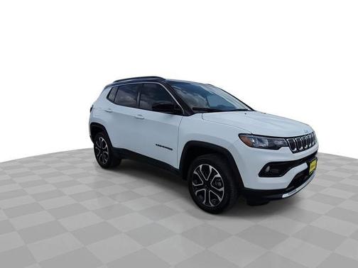 Bright White Clearcoat 2022 Jeep Compass Limited