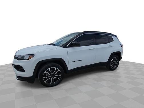 Bright White Clearcoat 2022 Jeep Compass Limited