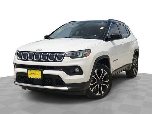 Bright White Clearcoat 2022 Jeep Compass Limited