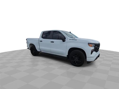 Summit White 2023 Chevrolet Silverado 1500 Custom