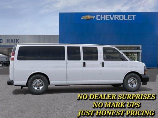 White 2026 Chevrolet Express 3500 LS