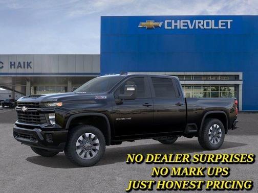 Black 2026 Chevrolet Silverado 2500 Custom