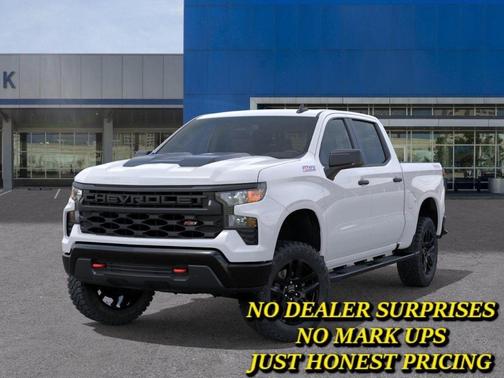 White 2026 Chevrolet Silverado 1500 Custom Trail Boss