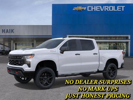 White 2026 Chevrolet Silverado 1500 Custom Trail Boss