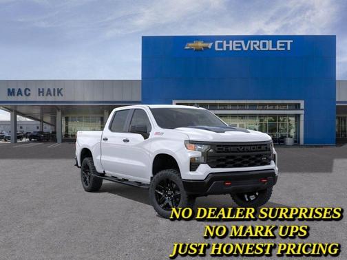 White 2026 Chevrolet Silverado 1500 Custom Trail Boss