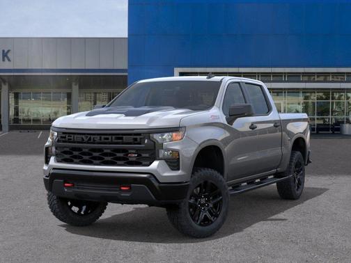 Sterling Gray Metallic 2026 Chevrolet Silverado 1500 Custom Trail Boss