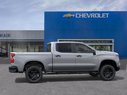 Sterling Gray Metallic 2026 Chevrolet Silverado 1500 Custom Trail Boss