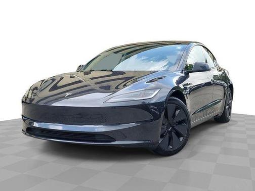 Gray 2025 Tesla Model 3 Long Range