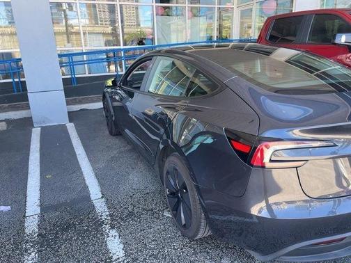 Gray 2025 Tesla Model 3 Long Range