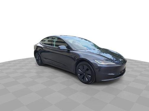 Gray 2025 Tesla Model 3 Long Range