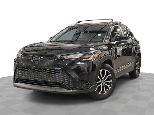 Jet Black 2025 Toyota Corolla Cross Hybrid SE