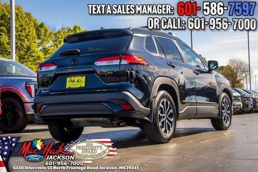 Jet Black 2025 Toyota Corolla Cross Hybrid SE