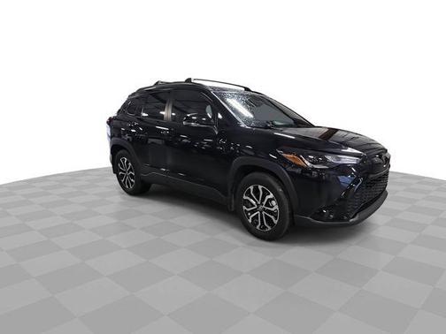 Jet Black 2025 Toyota Corolla Cross Hybrid SE